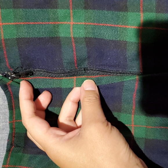 Tartan plaid mini skirt - Picture 3 of 5